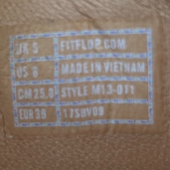 Fit Flop Silver Slide Sandals -size 8 - Picture 5 of 9